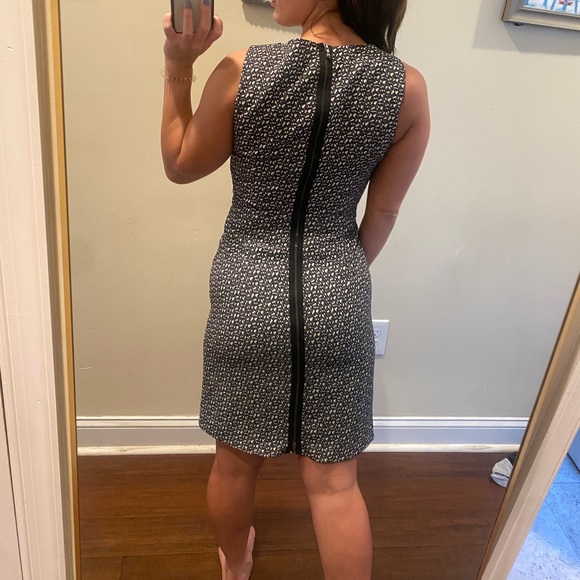 Massimo Dutti Back Zip Sleeveless Sheath Dress 6 - Picture 6 of 16